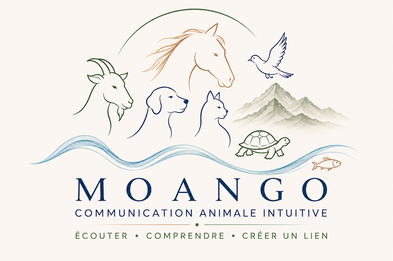 Logo Moango – Communication animale intuitive